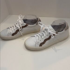 Madewell Sidewalk Size‎ 9.5 Low-Top Sneakers spotted calf hair Spot Dot" *FLAW*